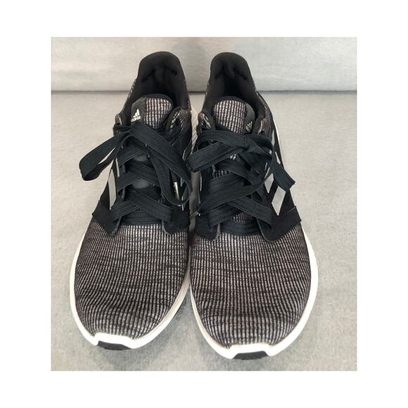 Adidas Edge Lux Black Silver Gray Sneakers Womens Size 10 - Picture 2 of 9